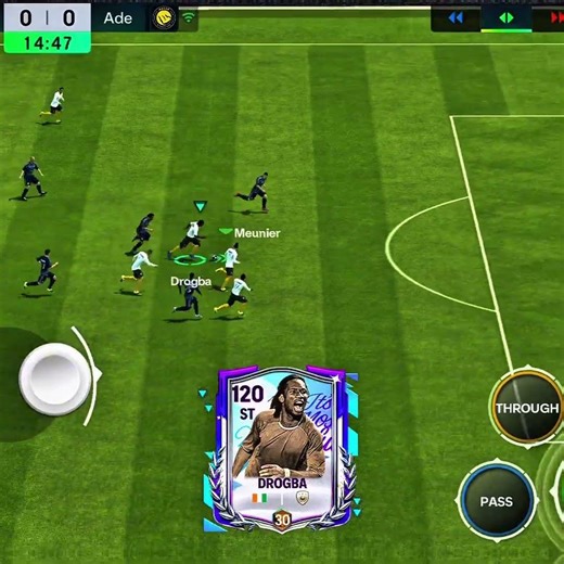 Drogba super run🔥🔥 #fcmobile #eafcmobile #fifamobile #eafc #shorts