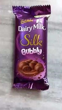 Cadbury Dairy Milk Silk Bubbly Rs. 80/- | Dairy Milk Chocolate | Dairy Milk Silk | Dairy Milk Bubbly