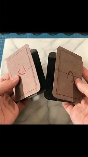 Making /Round Double Zipper Wallet #leathercraft