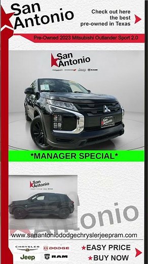 Pre-Owned 2023 Mitsubishi Outlander Sport 2.0 LE 4WD