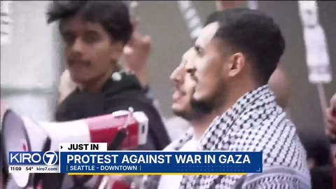 VIDEO: Seattle protests war in Gaza amid ceasefire pressure