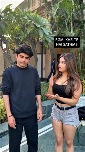 ajju bhai and girl act together ❤️