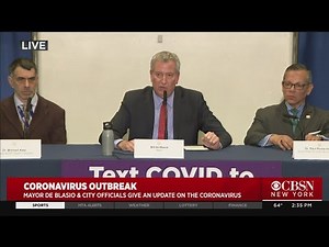 Bill de Blasio, NYC Officials Provide Coronavirus Update