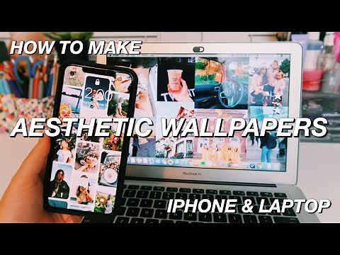 How To Make An AESTHETIC COLLAGE WALLPAPER For Your Phone And Laptop! (EASY)