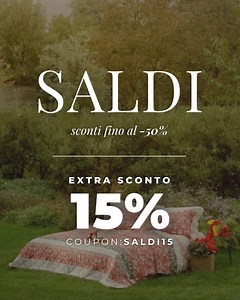 Per te che ami prenderti cura della tua casa… Ti regaliamo un extra sconto del 15% con il codice SALDI15 Perché ogni dettaglio fa la differenza 🥰 | Caleffi