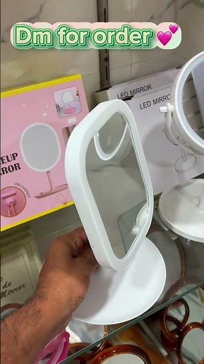 LED Table Mirror for Makeup 💄 | Bright, Stylish & Must-Have Vanity Mirror