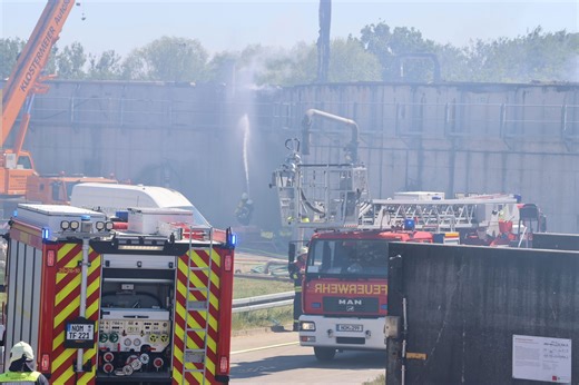 Explosion bei Brand in Biogasanlage Hevensen