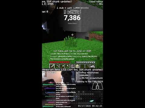 Journey to Minecraft's Corner Farlands #87 (2,700,000, 21.51%)
