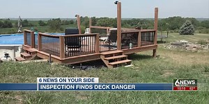 Safety inspection finds Council Bluffs homeowner’s nearly new pool deck a hazard