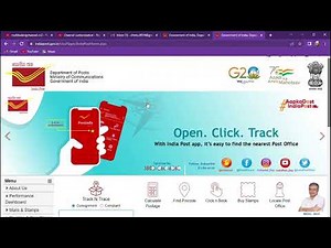 How to Login parcel dashboard on indiapost.gov.in and check balance, tracking report, booking report
