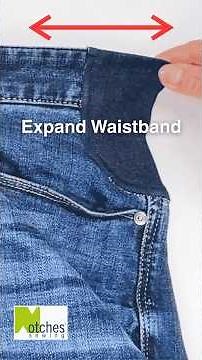 Make Jeans Waist and Hips Bigger in 10 Minutes! | Easy DIY Sewing Hack