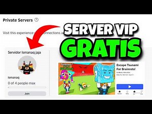 ✅HOW TO GET FREE VIP SERVERS IN ESCAPE THE TSUNAMI BY BRAINROTS EASY AND FAST (ROBLOX)