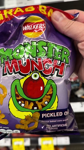 Tasty Review: Walkers Monster Munch Pickled Onion Chips | Flavorful Snack