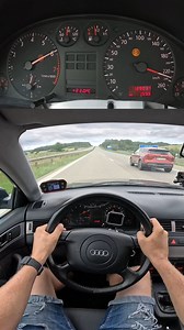 1.4M views · 8.3K reactions | 165-konne Audi A6 z 1999 roku i niemiecka autostrada bez ograniczenia prędkości.掠 Pod maską wolnossące 2.4 l V6. #Audi #A6 #Autobahn #Autostrada #Vmax #Topspeed | Petrolhead Number One | Facebook