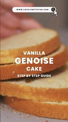 HOW TO MAKE THE BEST GENOISE SPONGE CAKE STEP BY STEP VANILLA GENOISE