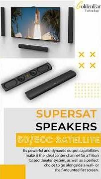GoldenEar SuperSat Series Satellite Speakers