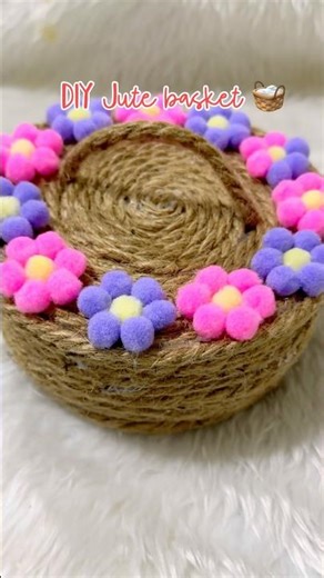 DIY jute basket
