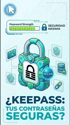 ¿Contraseñas seguras? Usa KeePass 🛡️