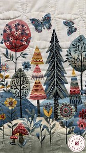 A Trip Around the Norwegian Forest Quilt design by Mary Jane Carey featuring her collection, Norwegian Forest. IN QUILT SHOPS NOW! -Finished Size of Project: 53” x 53” (1.35m x 1.35m) -Technique: Pieced -Skill Level: Intermediate @HollyHillQuiltDesigns Get the Pattern Here: https://www.henryglassfabrics.net/norwegian-forest/ https://www.henryglassfabrics.net/norwegian-forest-a-trip-around-the-norwegian-forest-quilt/ #Quilting #Sewing #Fabric #Norwegian #Butterflies #Woodland #Flowers #ModernQuil