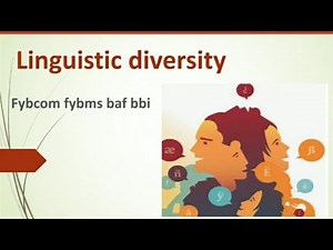 Linguistic diversity