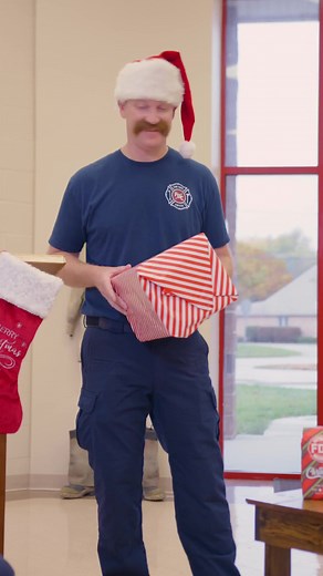 133K views · 5.9K reactions | Fire department gift exchange gone wrong. #Prank #Funny #Christmas | Fire Dept. Coffee | Facebook