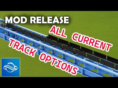 All current track options on my MK1101 Reskin Mod! OUT NOW! - Planet Coaster 2 Mod Showcase