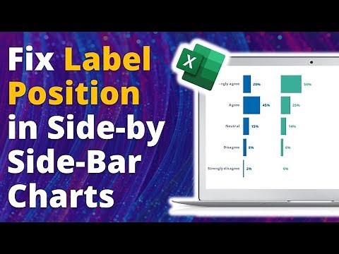 How to Fix Label Position in Side by Side Bar Charts in Microsoft Excel 🔥[CHART TIPS]