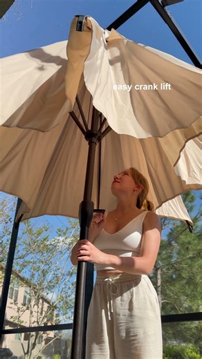 No Shade on Our Patio… Until This | Wayfair Umbrella Setup