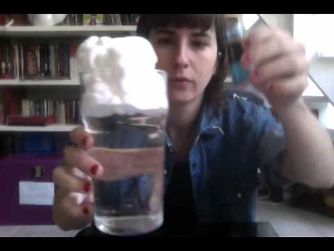 Le nuage de pluie: une expérience "scientifique" pour les tout-petits