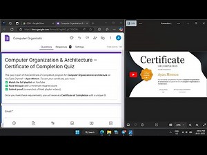 Computer Organisation & Architecture | Completion Certificate | COA | GTU 100 Points Activity