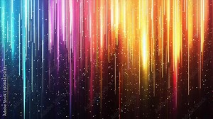 colourful streaming lights dynamic video background