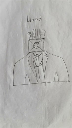 (easy to hard drawing) large cameraman