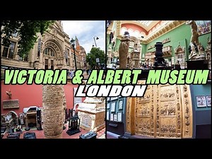 VICTORIA AND ALBERT Museum Tour - London [4k]