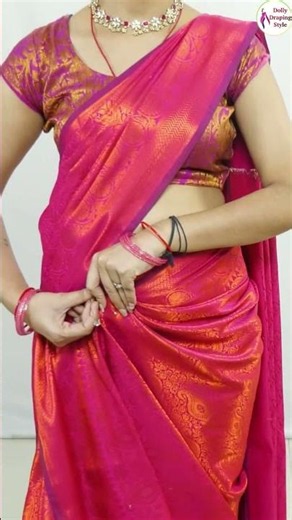 Beautiful Saree draping Tutorial For Wedding & Functions #saree #beauty #style