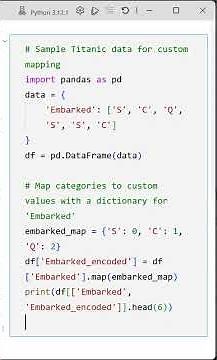 03 Custom Mapping Encoding: Map Categorical Data with Pandas