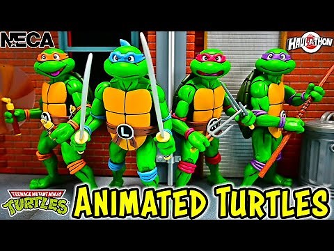 NECA TMNT Animated Turtles 4-Pack! (Haulathon)