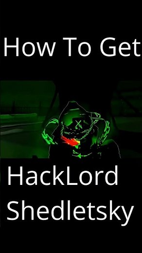 How To Get Hacklord Shedletsky In Forsaken. #forsaken #roblox #hacklord #shedletsky #skin #1x1x1x1