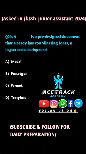 JKSSB Junior Assistant 2024 💥 Most Repeated Computer Question | Don’t Miss This #shorts #jkssb #mcq