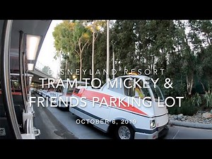 Disneyland Resort Tram from the Parks and Downtown Disney to the Mickey & Friends Parking Structure