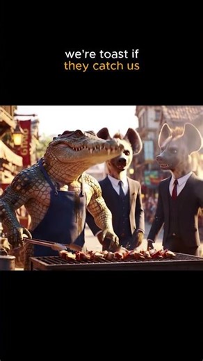 Battle for the KEBAB! 🐊🦓😂