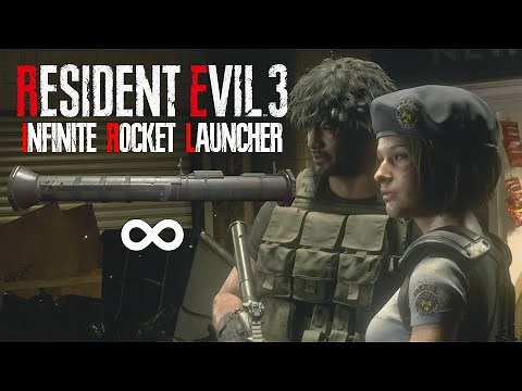 Resident Evil 3 Remake - Infinite Rocket Launcher Only in Inferno Full Gameplay