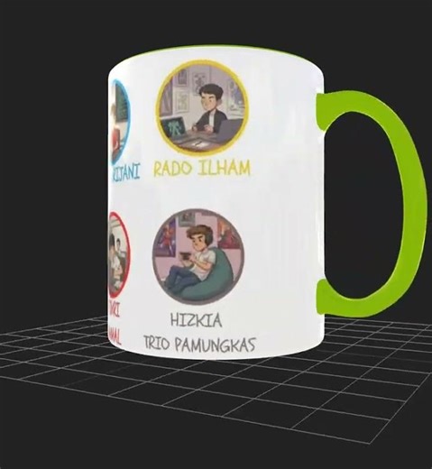Mug BEDA HOBI TETAP KOMPAK - Desain oleh Ahmad Rijani