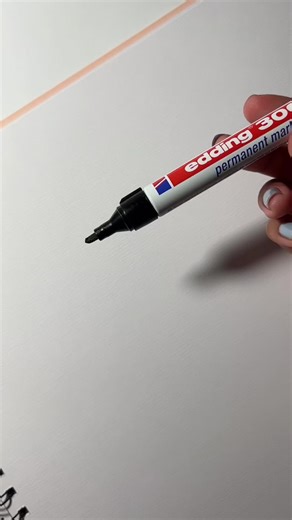 Writing with a permanent marker #calligraphy #lettering #fakelettering #caligrafia #edding #permanentmarker