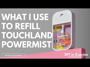 What I use to refill touchland power mist hand sanitizer spray & DIY cost savings breakdown