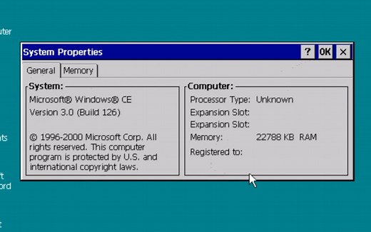在2022年使用WindowsCE操作系统是一种什么样的体验？