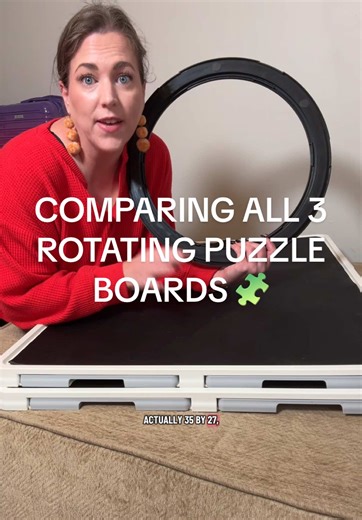The rotating puzzle board was a hit last year for the holidays and this year's puzzle board got some upgrades. This is the perfect gift idea for the puzzle lover in your life or treat yourself. The smaller one is great for kids for puzzles or even games, coloring, and other activities. Original: 35