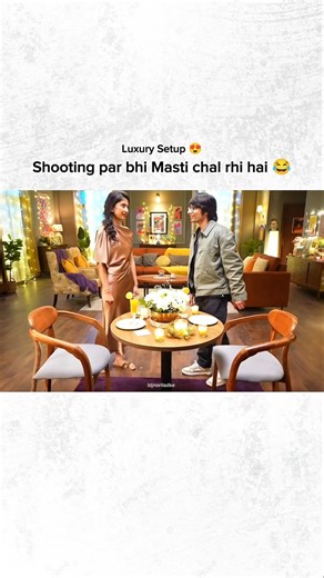 Luxury Setup 😍Shooting par bhi Masti chal rhi hai 😂 #shorts #youtubeshorts #shortsfeed
