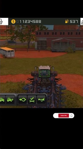 Seeds unloading on farm tractors 🌴🌾🚜