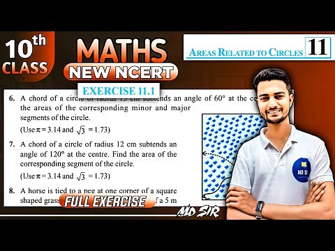 Class 10 Maths Chapter 11 | Areas Related to Circles | Exercise 11.1 Solutions