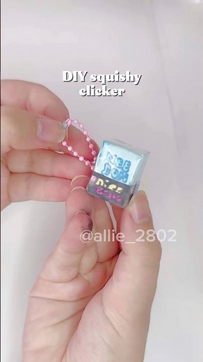 DIY Needoh Squishy clicker #tutorial #diy #papercraft #squishy #paperdiy #asmr
